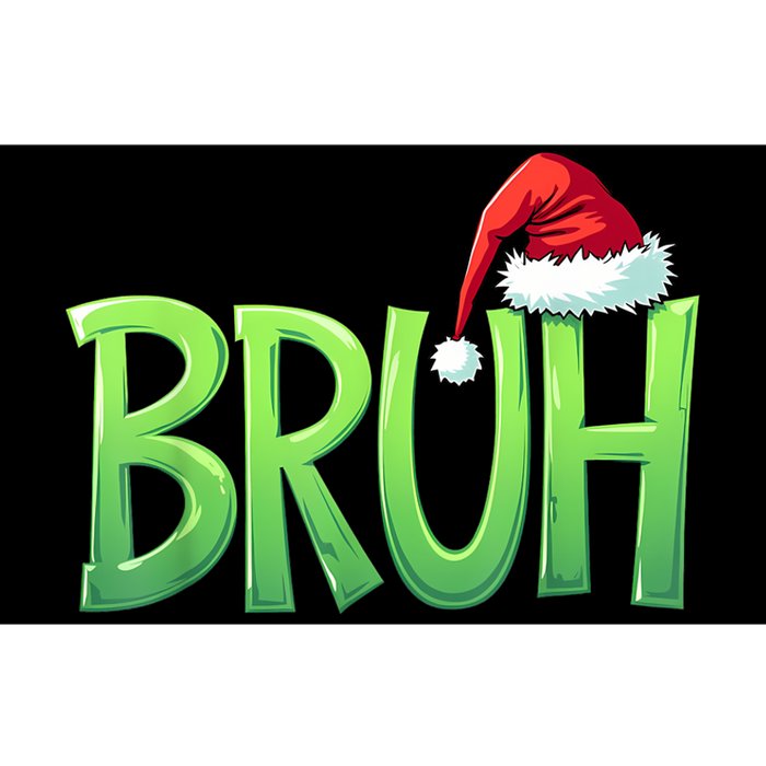 Bruh Christmas Funny Christmas Humor Meme Bumper Sticker