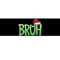 Bruh Christmas Funny Christmas Humor Meme Bumper Sticker