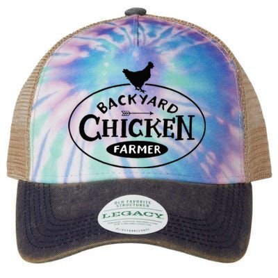 Backyard Chicken Farmer Chicken Lover Cute Legacy Tie Dye Trucker Hat