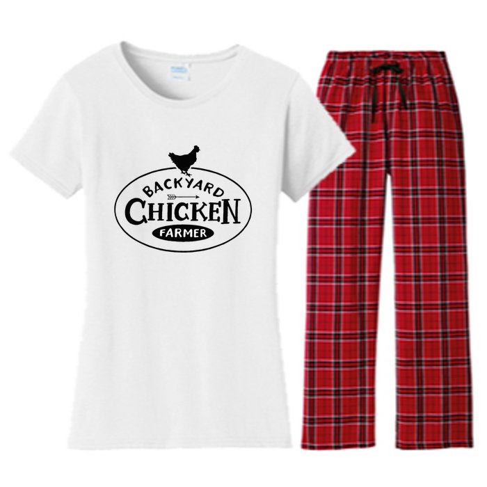 Backyard Chicken Farmer Chicken Lover Cute Women's Flannel Pajama Set