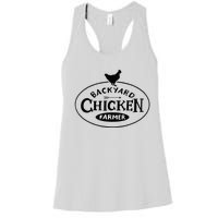 Backyard Chicken Farmer Chicken Lover Cute Women's Racerback Tank