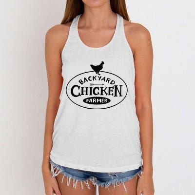 Backyard Chicken Farmer Chicken Lover Cute Women's Knotted Racerback Tank