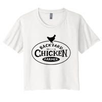 Backyard Chicken Farmer Chicken Lover Cute Women's Crop Top Tee