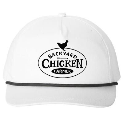 Backyard Chicken Farmer Chicken Lover Cute Snapback Five-Panel Rope Hat