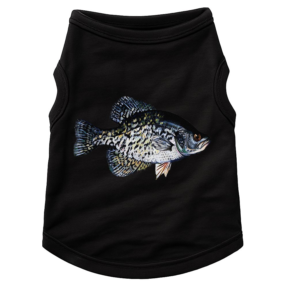 Black Crappie Fish Lucky Crappie Fishing Gift Doggie Tank