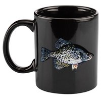 Black Crappie Fish Lucky Crappie Fishing Gift 11oz C Handle Ceramic Mug