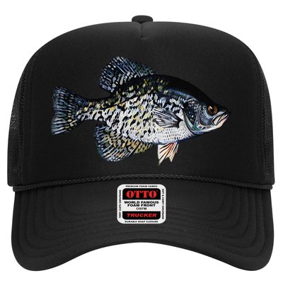 Black Crappie Fish Lucky Crappie Fishing Gift Trucker Hat