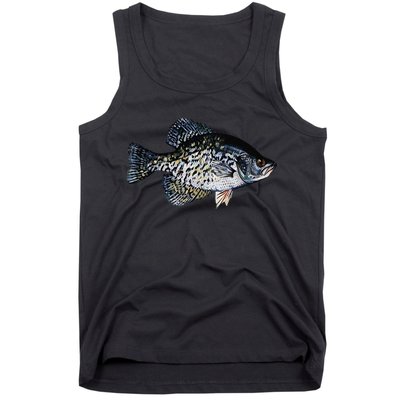 Black Crappie Fish Lucky Crappie Fishing Gift Tank Top