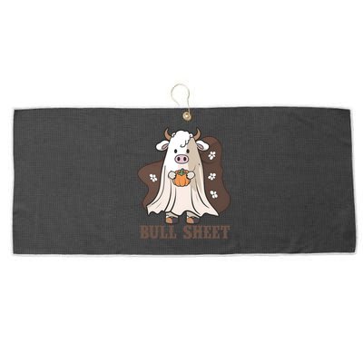 Boo Cow Farm Animals Funny Ghost Halloween Bull Sheet Meaningful Gift Large Microfiber Waffle Golf Towel