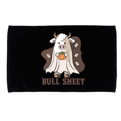 Boo Cow Farm Animals Funny Ghost Halloween Bull Sheet Meaningful Gift Microfiber Hand Towel