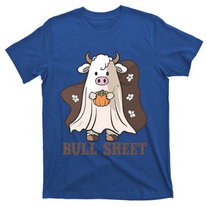 Boo Cow Farm Animals Funny Ghost Halloween Bull Sheet Meaningful Gift T-Shirt