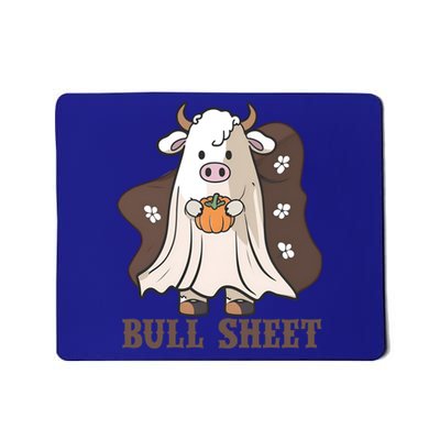 Boo Cow Farm Animals Funny Ghost Halloween Bull Sheet Meaningful Gift Mousepad