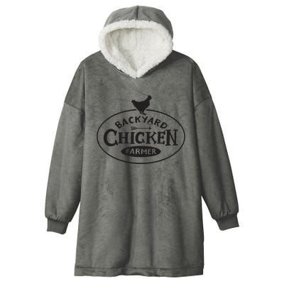 Backyard Chicken Farmer Chicken Lover Cute Hooded Wearable Blanket