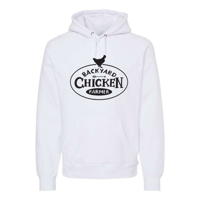 Backyard Chicken Farmer Chicken Lover Cute Premium Hoodie