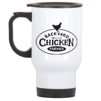 Backyard Chicken Farmer Chicken Lover Cute Stainless Steel Travel Mug