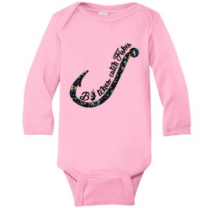 Bitches Catch Fishes Baby Long Sleeve Bodysuit