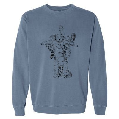 Bear Climbing Frame Garment-Dyed Sweatshirt