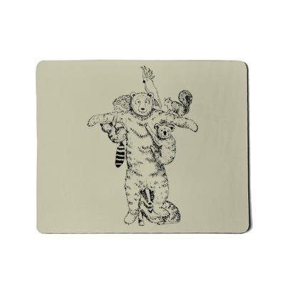 Bear Climbing Frame Mousepad