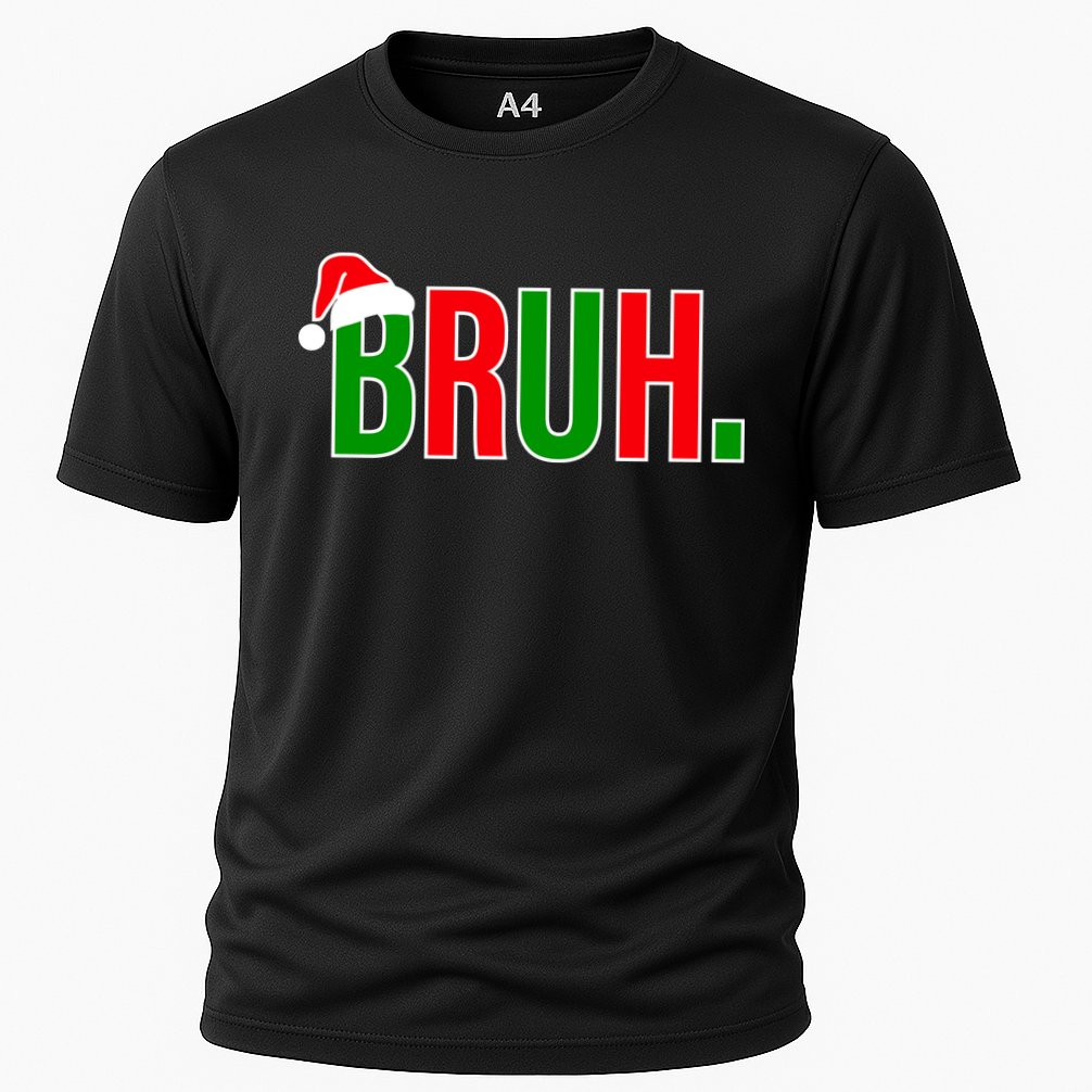 Bruh. Colorful Funny Christmas Performance Shirt