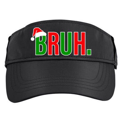 Bruh. Colorful Funny Christmas Adult Drive Performance Visor