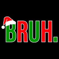Bruh. Colorful Funny Christmas Bucket Hat