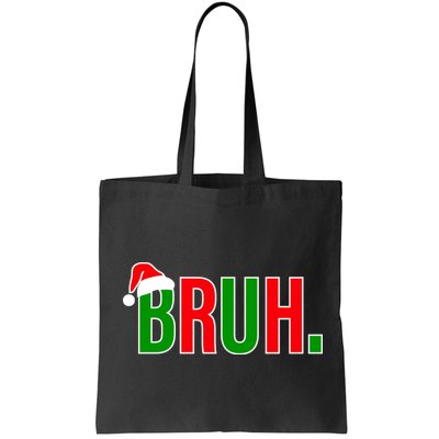 Bruh. Colorful Funny Christmas Bag