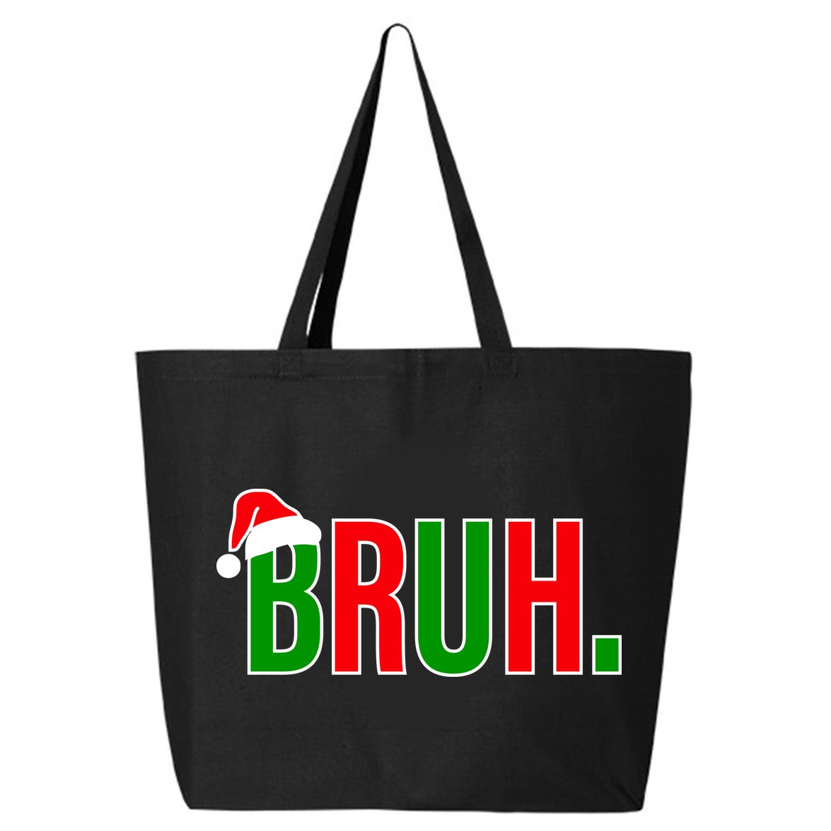 Bruh. Colorful Funny Christmas 25L Jumbo Tote