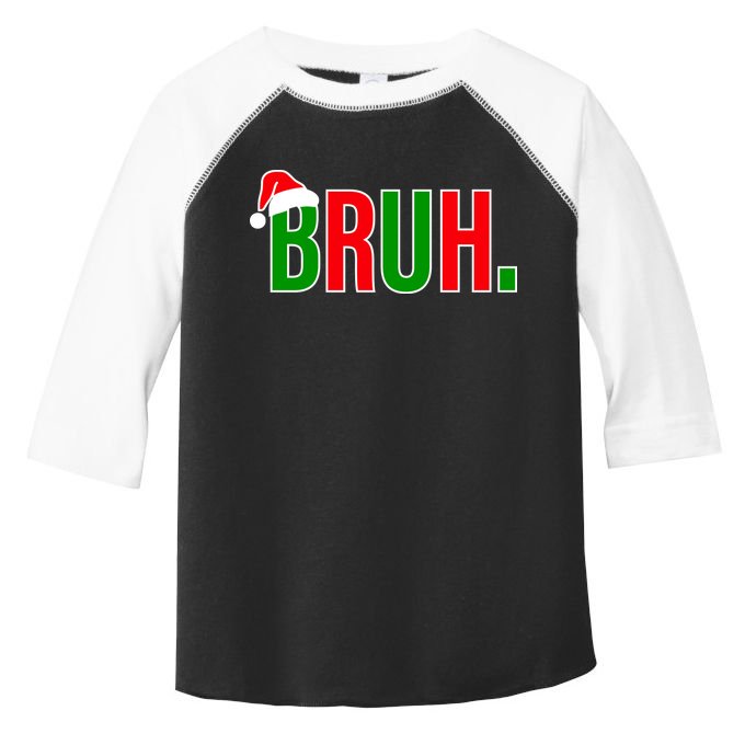 Bruh. Colorful Funny Christmas Toddler Fine Jersey T-Shirt