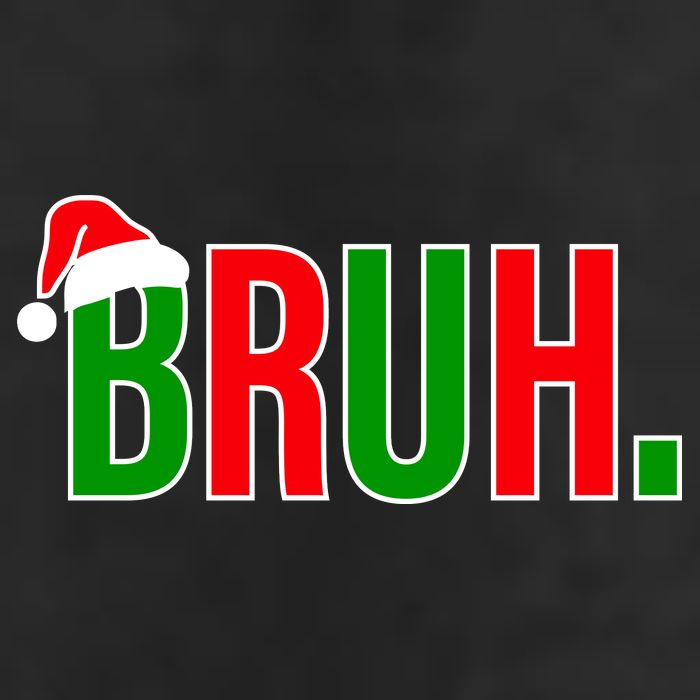 Bruh. Colorful Funny Christmas Golf Towel