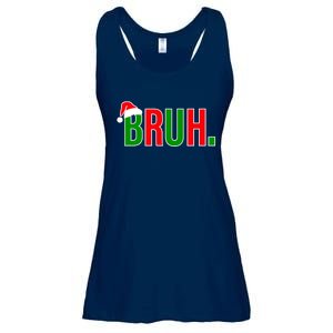 Bruh. Colorful Funny Christmas Ladies Essential Flowy Tank