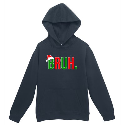 Bruh. Colorful Funny Christmas Urban Pullover Hoodie