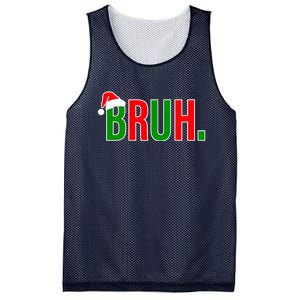 Bruh. Colorful Funny Christmas Mesh Reversible Basketball Jersey Tank