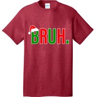 Bruh. Colorful Funny Christmas T-Shirt