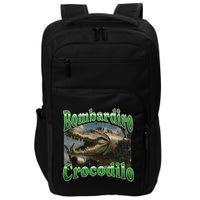 Bombadiro Crocodilo Funny Italian Brainrot Meme Graphic Impact Tech Backpack