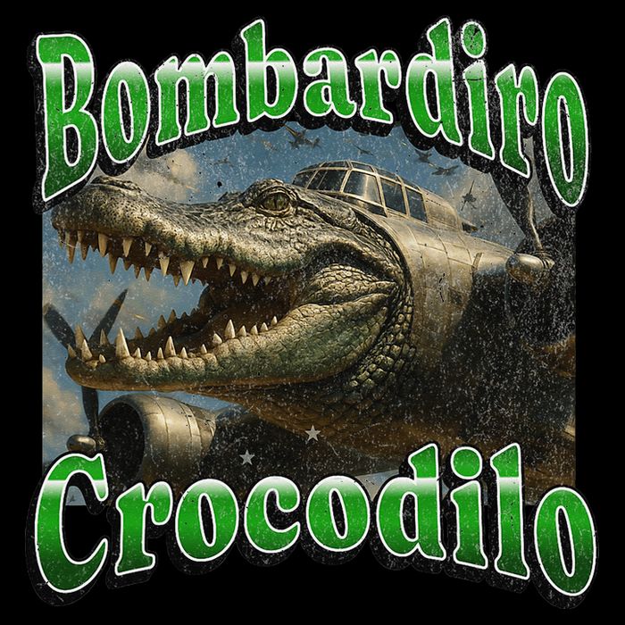 Bombadiro Crocodilo Funny Italian Brainrot Meme Graphic Sustainable Bucket Hat