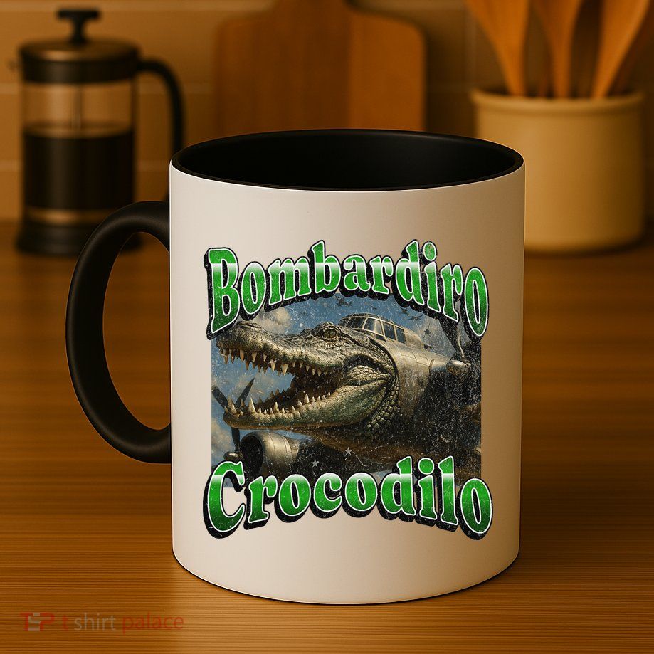 Bombadiro Crocodilo Funny Italian Brainrot Meme Graphic Mug