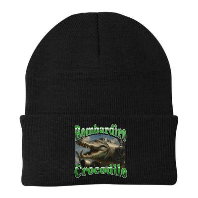 Bombadiro Crocodilo Funny Italian Brainrot Meme Graphic Beanie