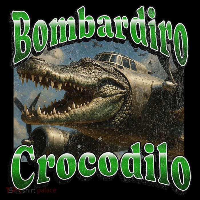 Bombadiro Crocodilo Funny Italian Brainrot Meme Graphic Baby Bodysuit