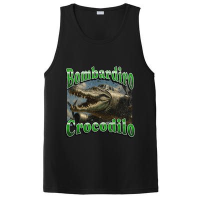 Bombadiro Crocodilo Funny Italian Brainrot Meme Graphic PosiCharge Competitor Tank