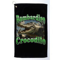 Bombadiro Crocodilo Funny Italian Brainrot Meme Graphic Golf Towel