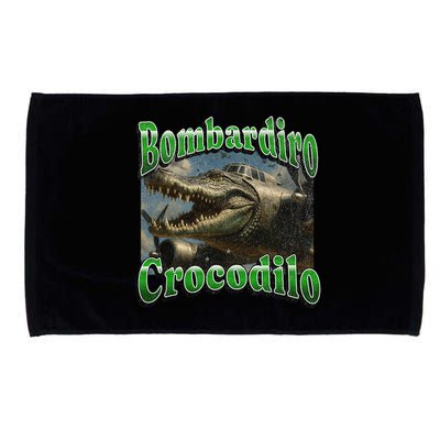 Bombadiro Crocodilo Funny Italian Brainrot Meme Graphic Microfiber Hand Towel