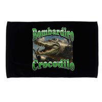 Bombadiro Crocodilo Funny Italian Brainrot Meme Graphic Microfiber Hand Towel