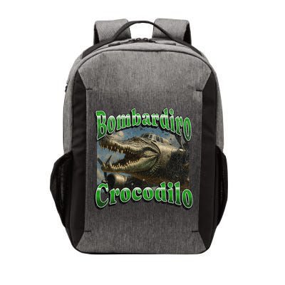 Bombadiro Crocodilo Funny Italian Brainrot Meme Graphic Vector Backpack