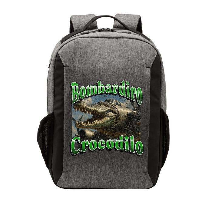 Bombadiro Crocodilo Funny Italian Brainrot Meme Graphic Vector Backpack
