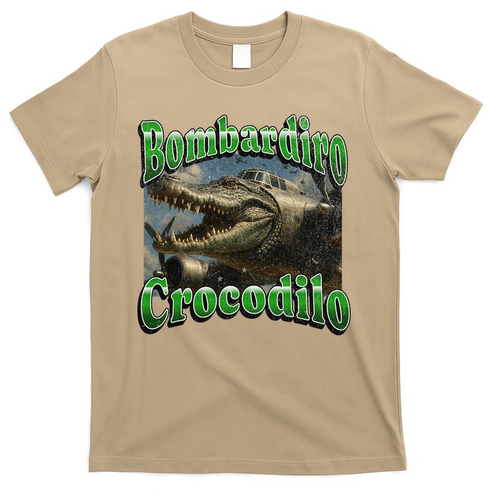 Bombadiro Crocodilo Funny Italian Brainrot Meme Graphic T-Shirt