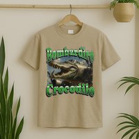 Bombadiro Crocodilo Funny Italian Brainrot Meme Graphic T-Shirt