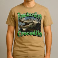 Bombadiro Crocodilo Funny Italian Brainrot Meme Graphic T-Shirt