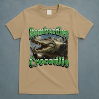 Bombadiro Crocodilo Funny Italian Brainrot Meme Graphic T-Shirt