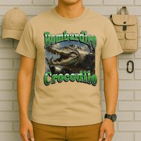 Bombadiro Crocodilo Funny Italian Brainrot Meme Graphic T-Shirt