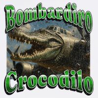 Bombadiro Crocodilo Funny Italian Brainrot Meme Graphic Garment-Dyed Sweatshirt